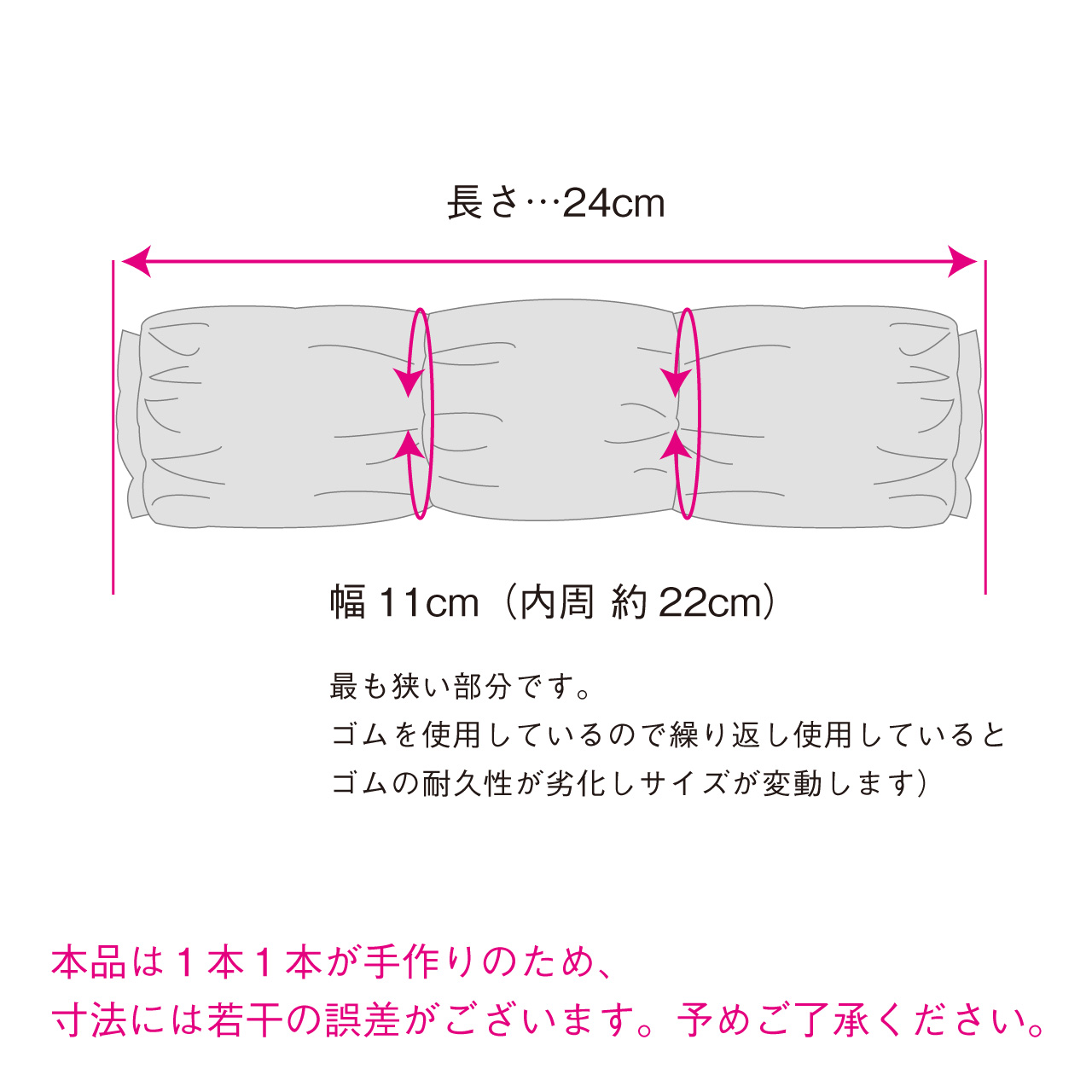 オリジナルフットカバー　サイズについて